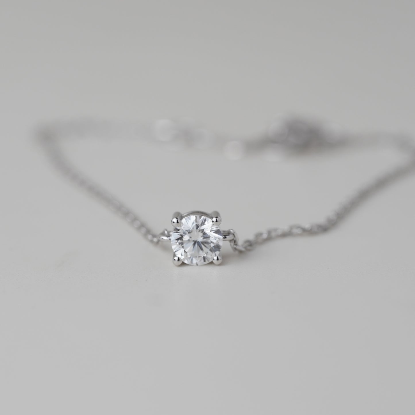 0.3CT Lab Grown Diamond Four Prongs Bracelet