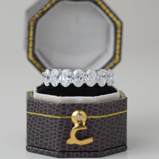 Oval Eternity Ring - 0.3ct Each