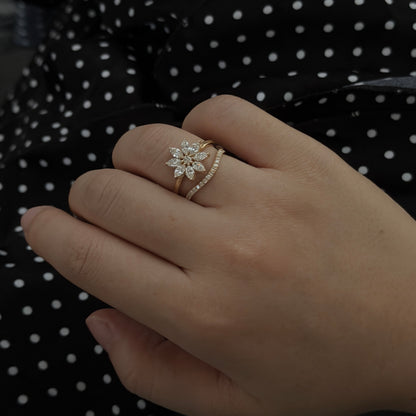 Daisy Marquise Lab Grown Diamond Ring