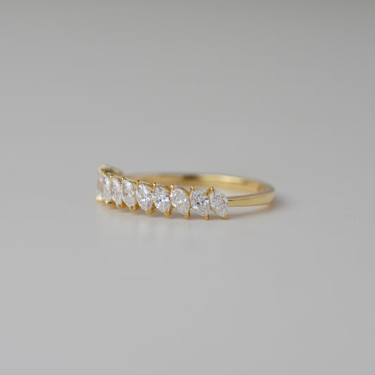 Marquise Eternity Lab Grown Diamond Ring