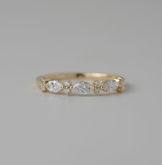 Echo Marquise Lab Grown Diamond Ring