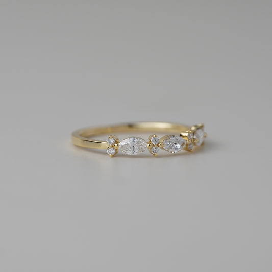 Echo Marquise Lab Grown Diamond Ring