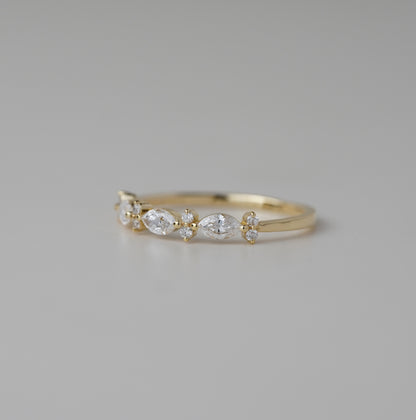 Echo Marquise Lab Grown Diamond Ring