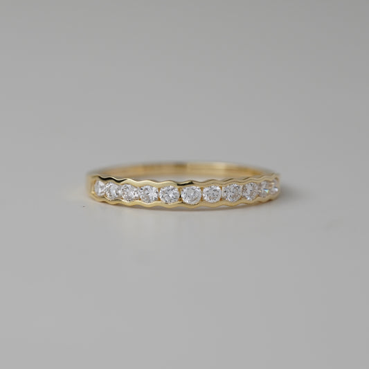 Ciel Wave Lab Grown Diamond Ring