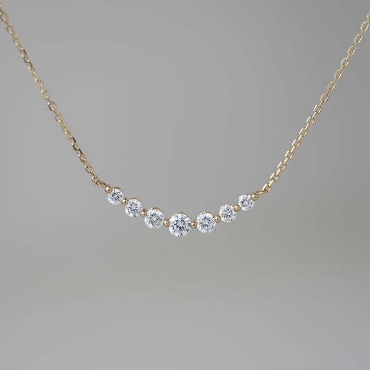 Stella Curve Lab Grown Diamond Necklace