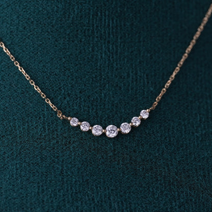 Stella Curve Lab Grown Diamond Necklace