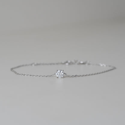 0.3CT Lab Grown Diamond Four Prongs Bracelet