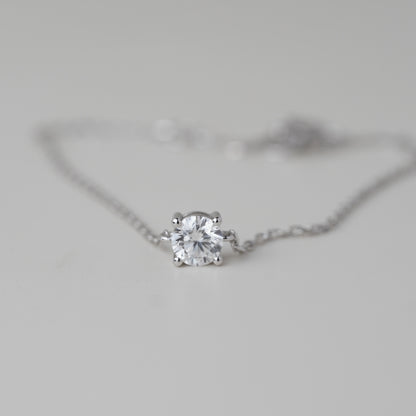 0.3CT Lab Grown Diamond Four Prongs Bracelet