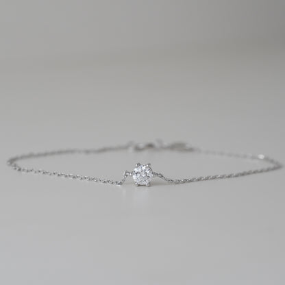 0.3CT Lab Grown Diamond Six Prongs Bracelet