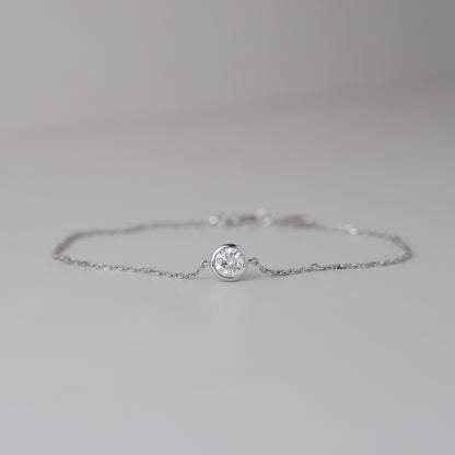 0.3CT Lab Grown Diamond Bezel Bracelet