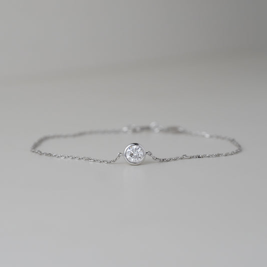 0.3CT Lab Grown Diamond Bezel Bracelet