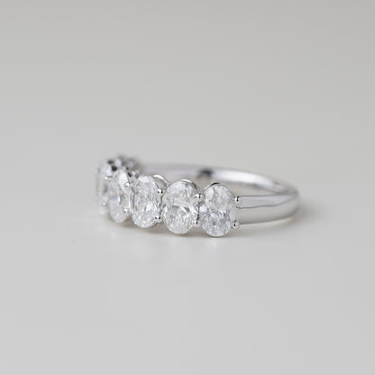 Oval Eternity Ring - 0.3ct Each