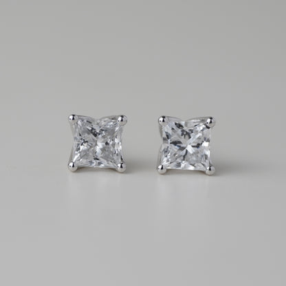 0.5CT Princess Lab Grown Diamond Earrings