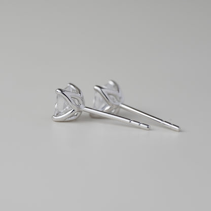 0.5CT Princess Lab Grown Diamond Earrings