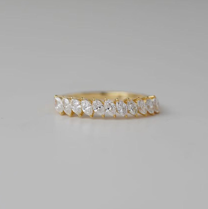 Marquise Eternity Lab Grown Diamond Ring