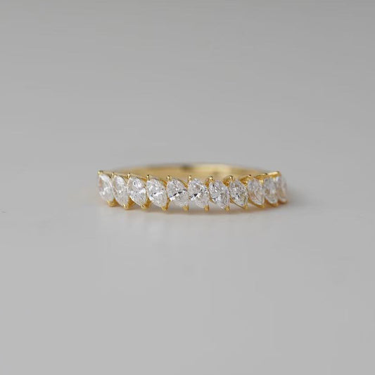 Marquise Eternity Lab Grown Diamond Ring
