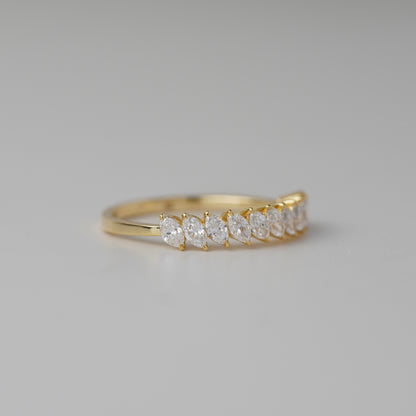 Marquise Eternity Lab Grown Diamond Ring